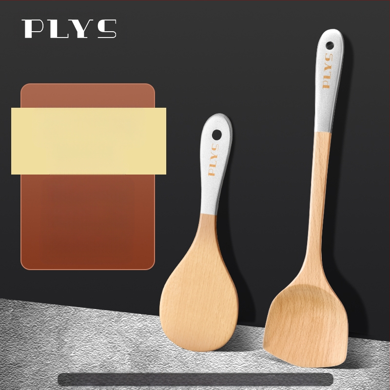 Puidust spaatel köögitarvik PLYS/Pales — kõrge temperatuuriga vastupidav
