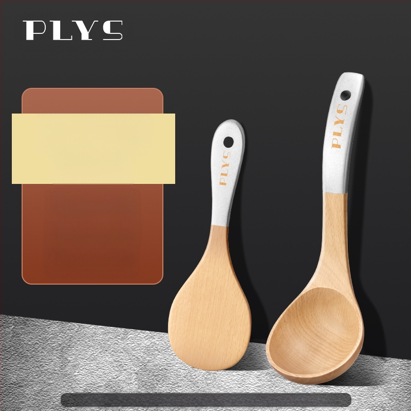 Puidust spaatel köögitarvik PLYS/Pales — kõrge temperatuuriga vastupidav