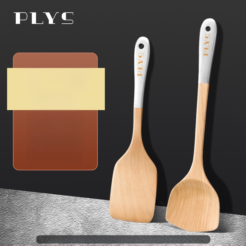 Puidust spaatel köögitarvik PLYS/Pales — kõrge temperatuuriga vastupidav