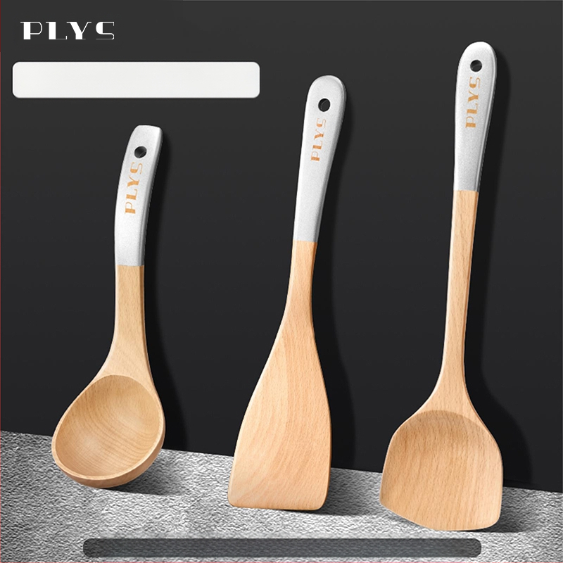Puidust spaatel köögitarvik PLYS/Pales — kõrge temperatuuriga vastupidav