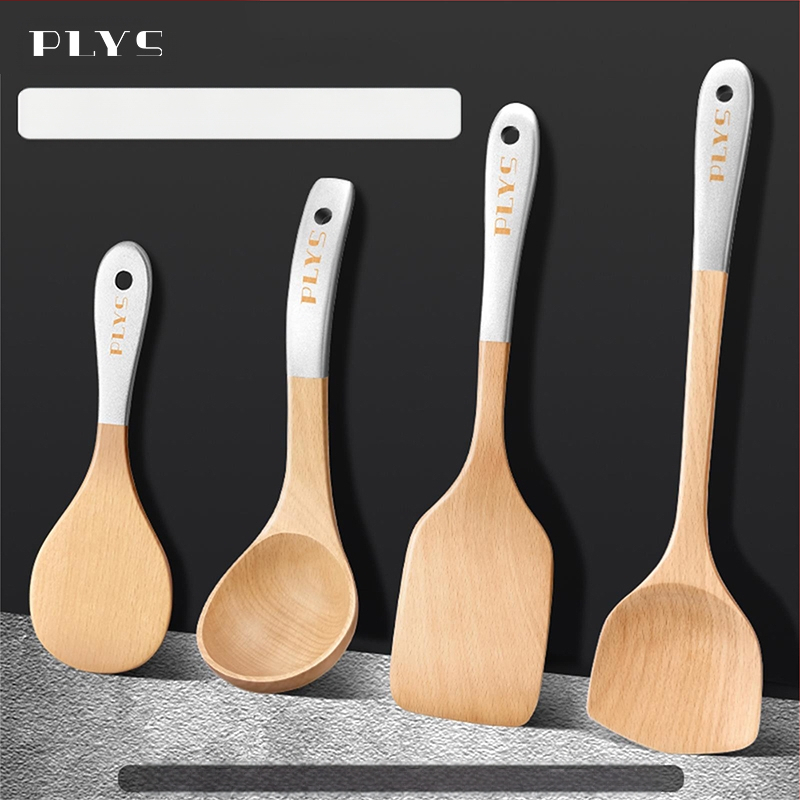 Puidust spaatel köögitarvik PLYS/Pales — kõrge temperatuuriga vastupidav
