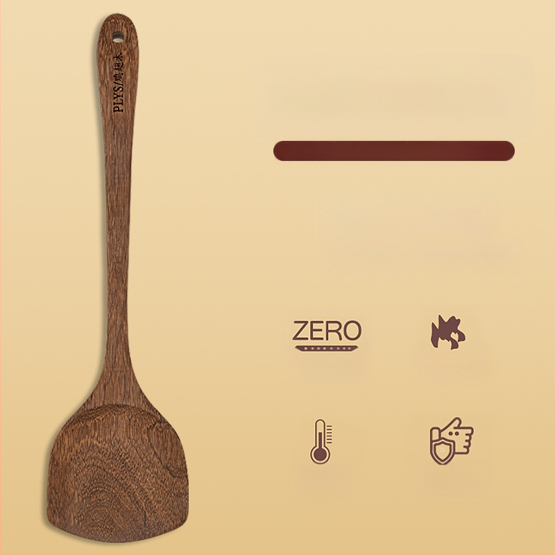 Puidust spaatel köögitarvik PLYS/Pales — kõrge temperatuuriga vastupidav