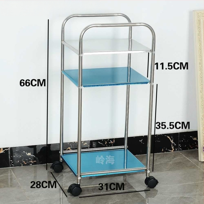 Kerek sarokasztal rozsdamentes acélból, tárolóval, fém vázzal, modell 400, szerelés szükséges