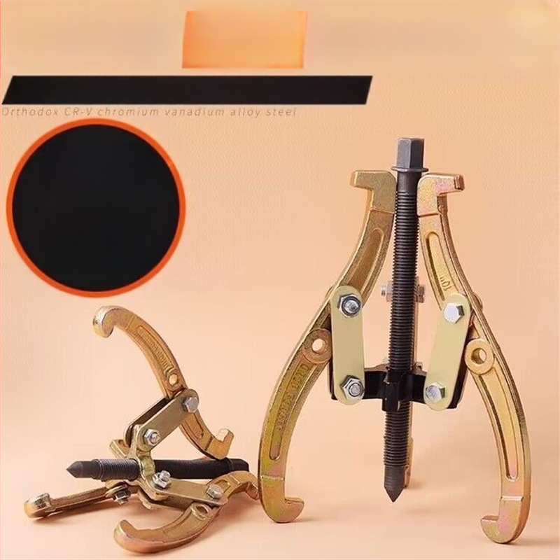 Trīs žokļu kalts vilkšanas instruments gultņu demontāžai – universālais vilcējs, oglekļa tērauds, vilkšanas sērija
