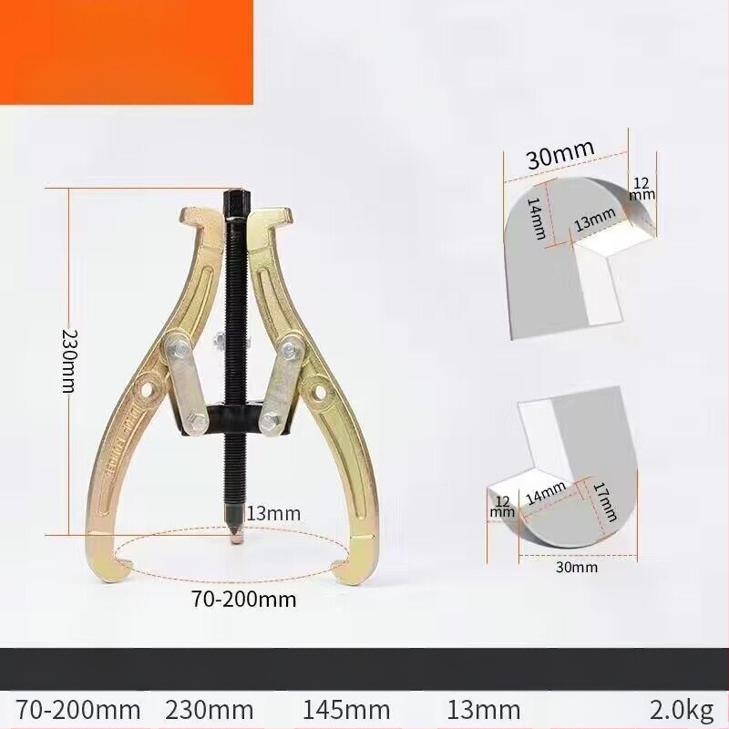 Trīs žokļu kalts vilkšanas instruments gultņu demontāžai – universālais vilcējs, oglekļa tērauds, vilkšanas sērija