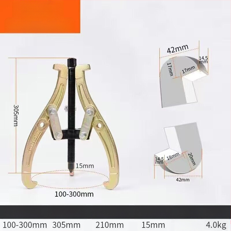 Trīs žokļu kalts vilkšanas instruments gultņu demontāžai – universālais vilcējs, oglekļa tērauds, vilkšanas sērija