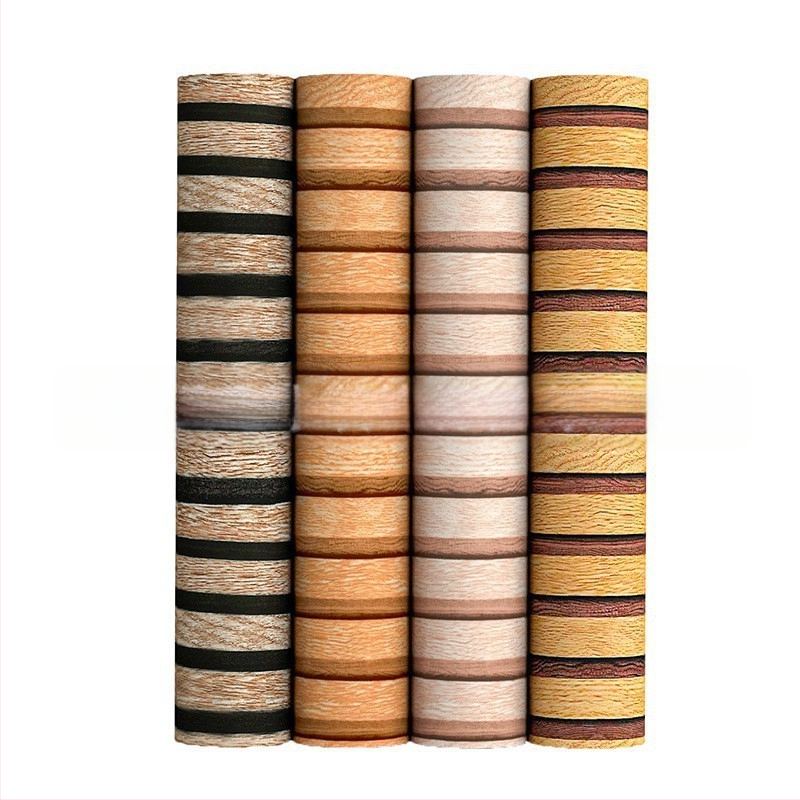 PVC ταπετσαρία τοίχου με υφή ξύλου, αυτοκόλλητη, ανθεκτική στην υγρασία, πολυεπίπεδη, ειδικά εφέ, Νέο κινεζικό στυλ, για φόντο τηλεόρασης