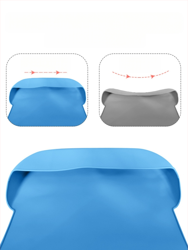 Bibs din silicon pentru adulți, impermeabil, absorbant pentru salivă