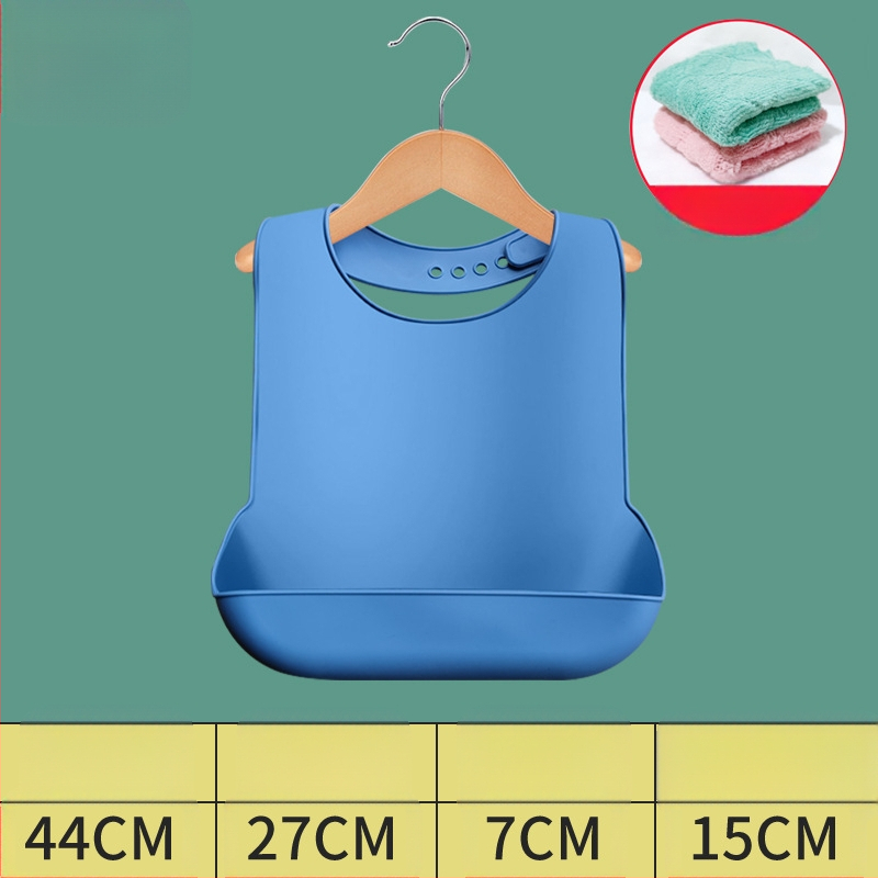 Bibs din silicon pentru adulți, impermeabil, absorbant pentru salivă