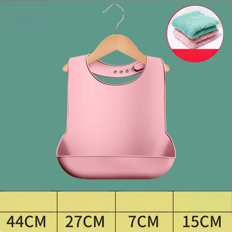 Bibs din silicon pentru adulți, impermeabil, absorbant pentru salivă