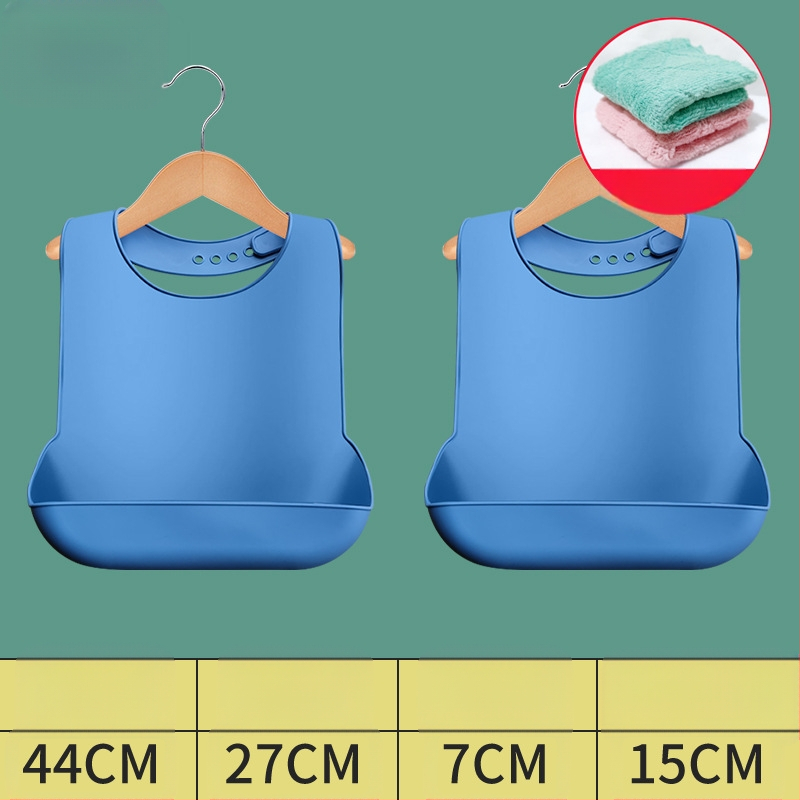 Bibs din silicon pentru adulți, impermeabil, absorbant pentru salivă