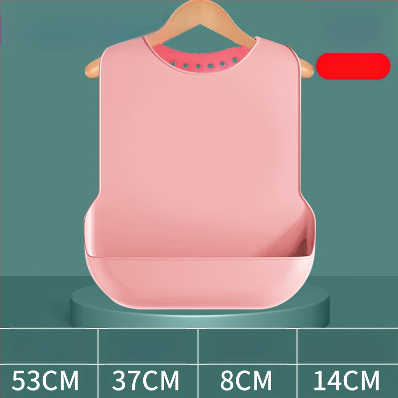 Bibs din silicon pentru adulți, impermeabil, absorbant pentru salivă