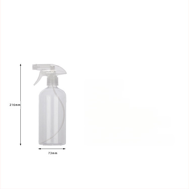 PET dozuojamas buteliukas su purškimo antgaliu, talpa 500 ml