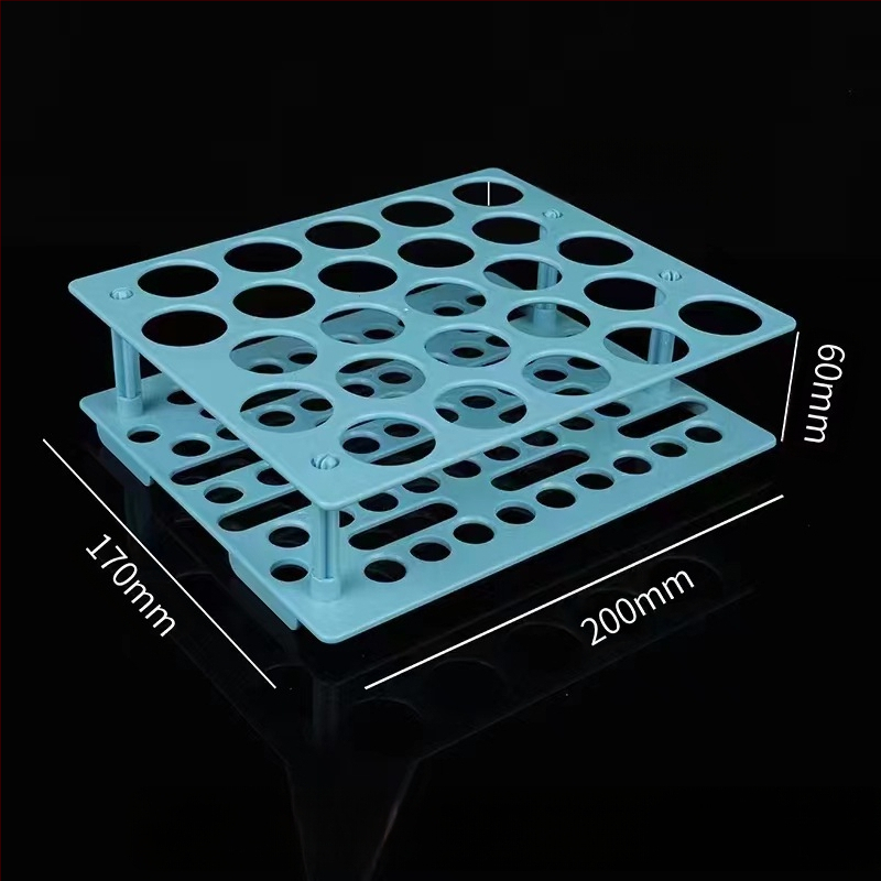 Raft pentru tuburi de centrifugare, demontabil, multifuncțional, compatibil cu tuburi de 10 ml, 15 ml și 50 ml, model WP