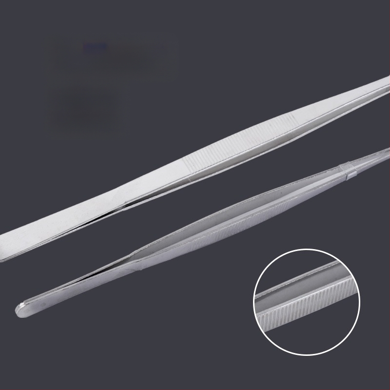 Instrumente pentru amenajare acvariu din oțel inoxidabil: pense din oțel, clemă de hrănire prelungită și foarfecă pentru plante acvatice