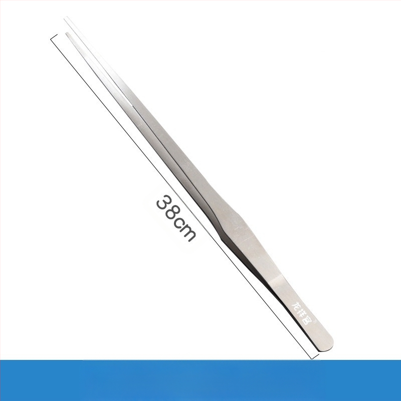 Instrumente pentru amenajare acvariu din oțel inoxidabil: pense din oțel, clemă de hrănire prelungită și foarfecă pentru plante acvatice