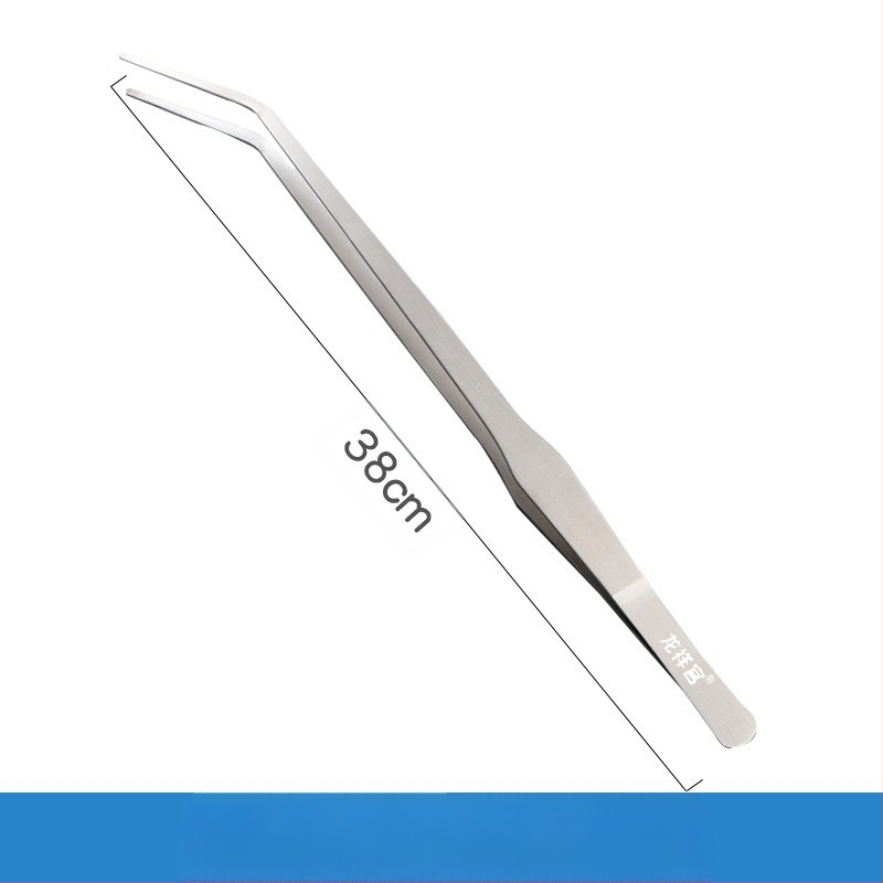 Instrumente pentru amenajare acvariu din oțel inoxidabil: pense din oțel, clemă de hrănire prelungită și foarfecă pentru plante acvatice