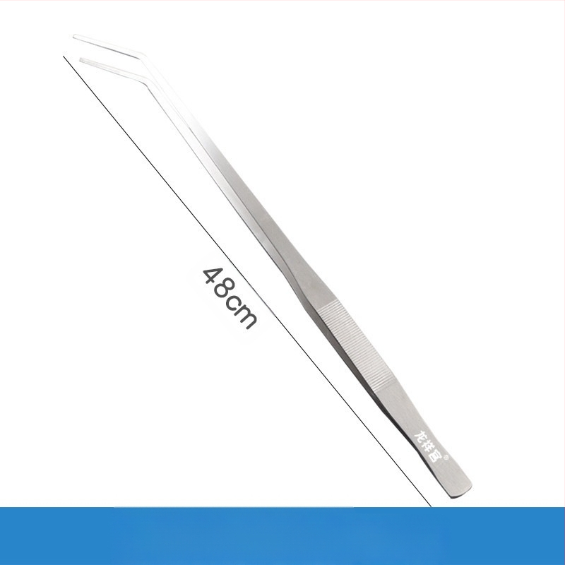 Instrumente pentru amenajare acvariu din oțel inoxidabil: pense din oțel, clemă de hrănire prelungită și foarfecă pentru plante acvatice