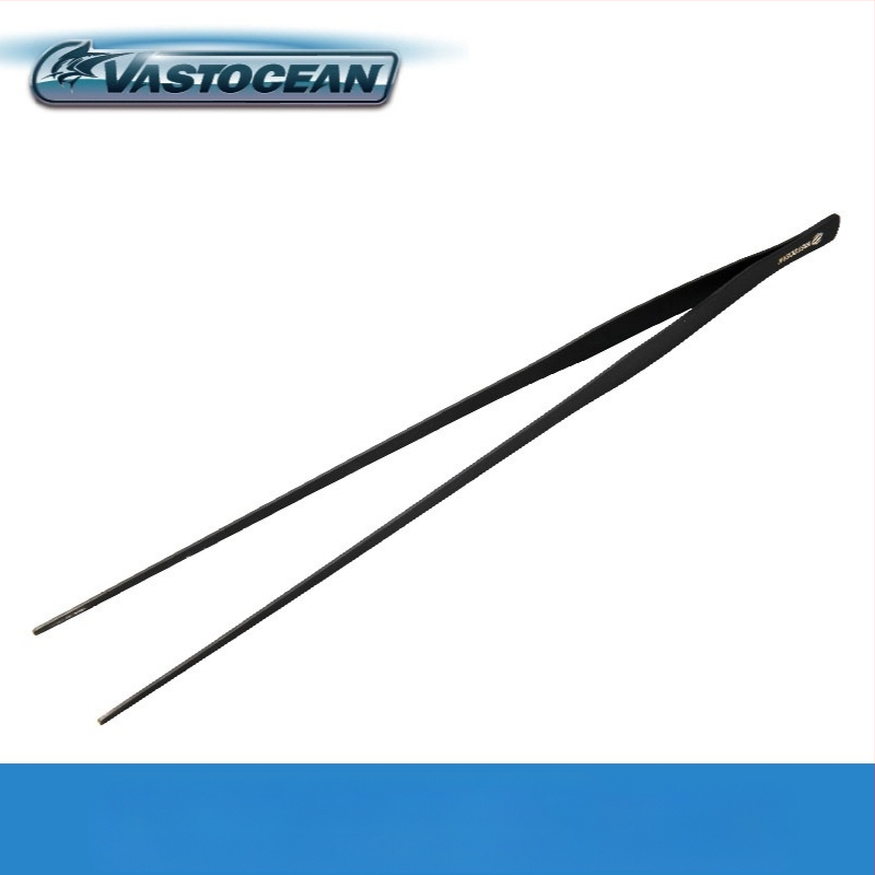 Instrumente pentru amenajare acvariu din oțel inoxidabil: pense din oțel, clemă de hrănire prelungită și foarfecă pentru plante acvatice