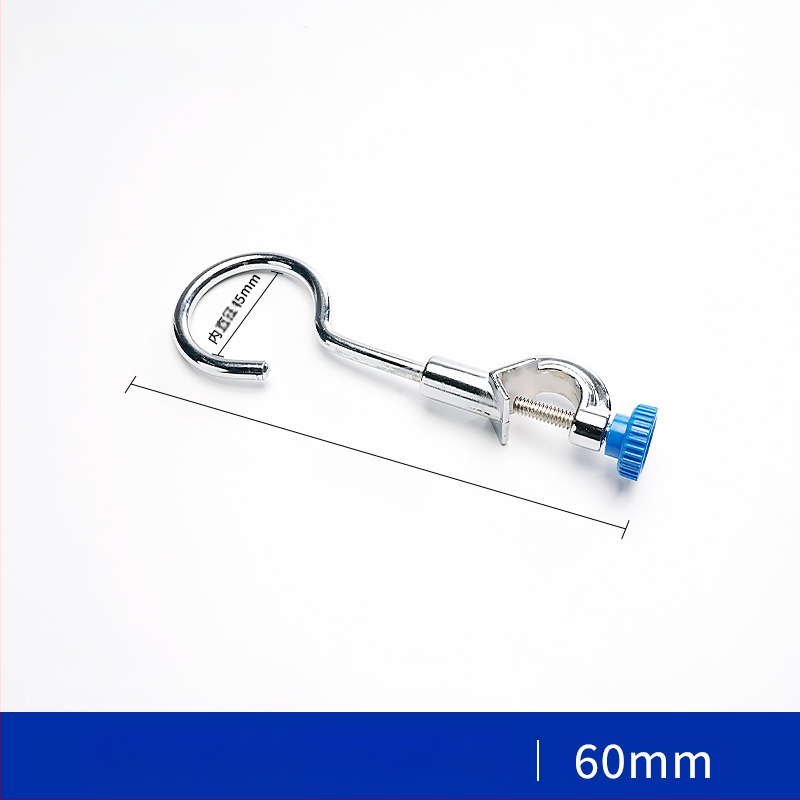 Laboratorijas tērauda statīvs ar gredzenveida turētāju un kolbu apkures stieņa atbalstam