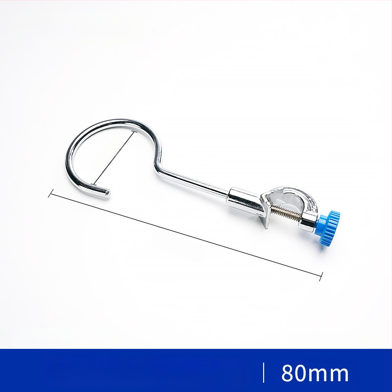 Laboratorijas tērauda statīvs ar gredzenveida turētāju un kolbu apkures stieņa atbalstam