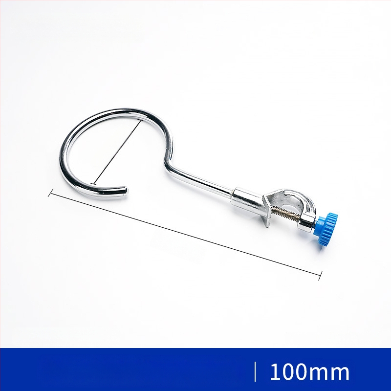 Laboratorijas tērauda statīvs ar gredzenveida turētāju un kolbu apkures stieņa atbalstam