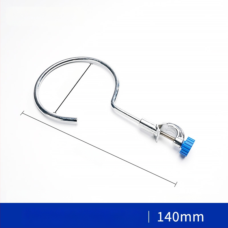 Laboratorijas tērauda statīvs ar gredzenveida turētāju un kolbu apkures stieņa atbalstam