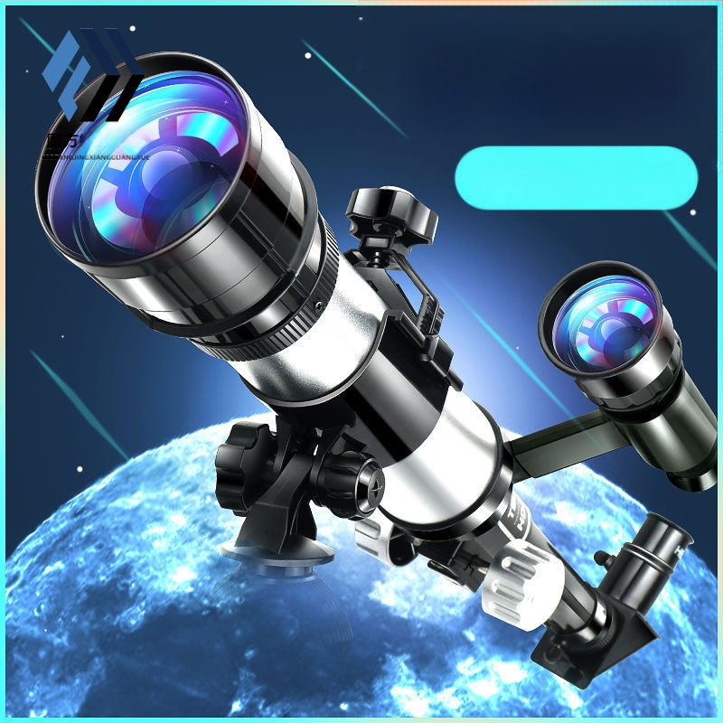 Vaikų įžanginis aukštos raiškos astronominis teleskopas žvaigždžių stebėjimo moksliniam komplektui, 7–14 metų, daugiafunkcis, be elektros