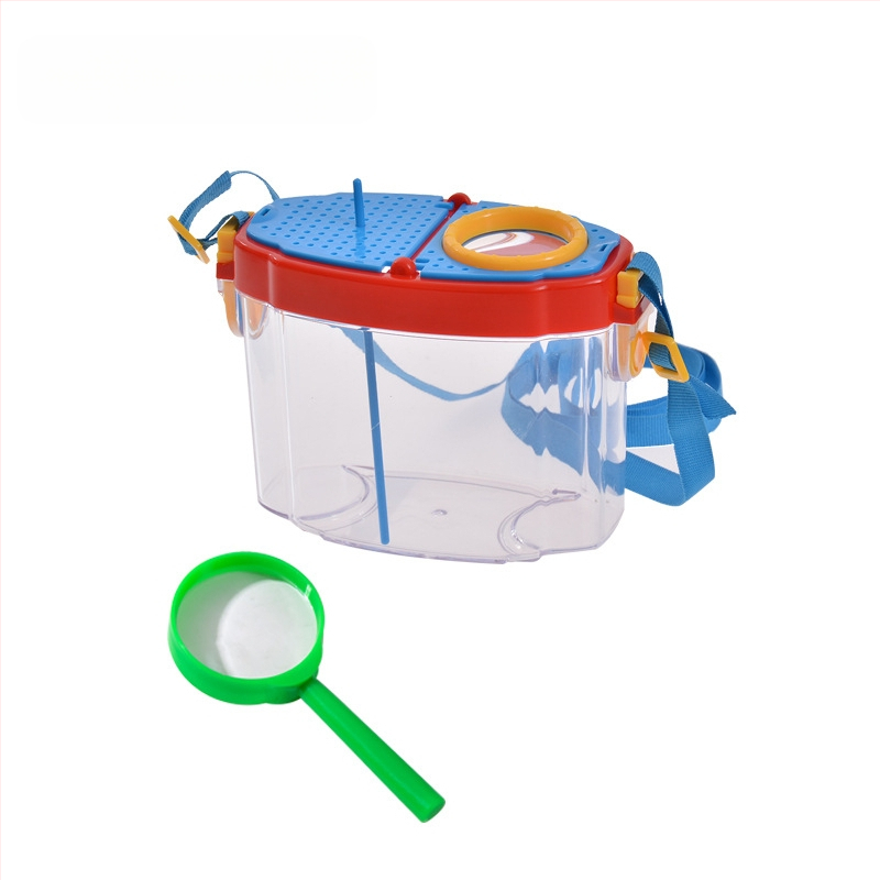 Vaikų vabzdžių stebėjimo dėžutė – skaidri edukacinė žaisliukas; Medžiaga: ABS acrylic; DIY: Taip; Daugiafunkcinė: Taip; Elektros: Ne; Tinkamas amžius 7–14 metų