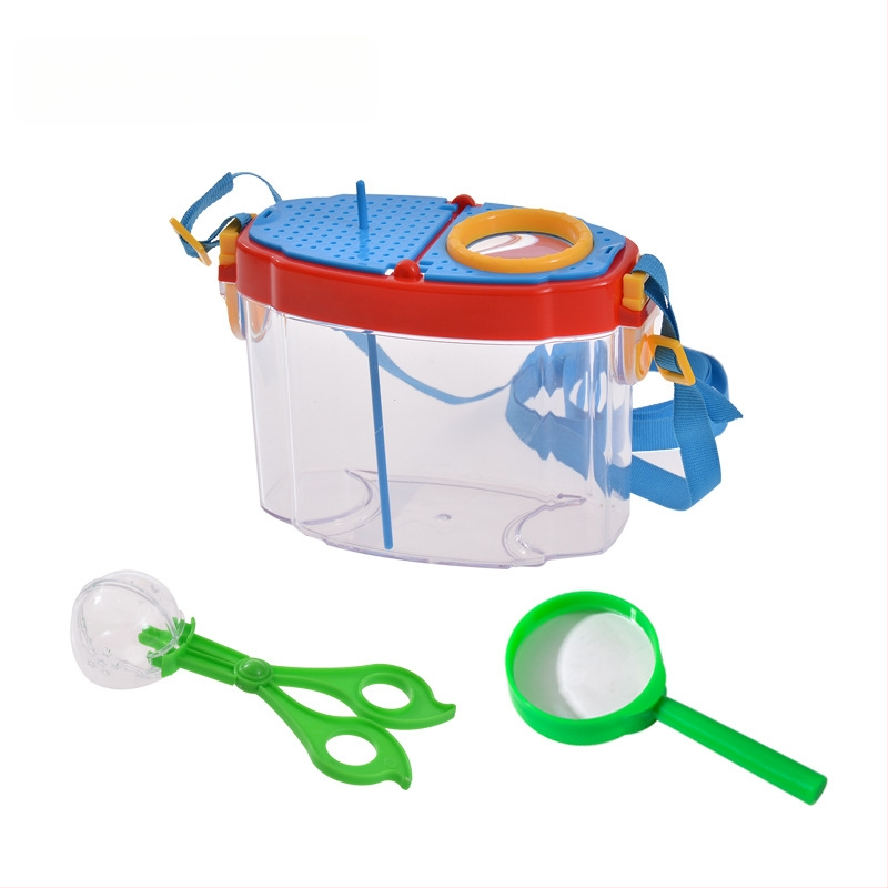 Vaikų vabzdžių stebėjimo dėžutė – skaidri edukacinė žaisliukas; Medžiaga: ABS acrylic; DIY: Taip; Daugiafunkcinė: Taip; Elektros: Ne; Tinkamas amžius 7–14 metų