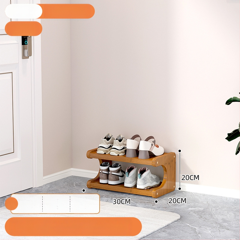 Beltéri cipőállvány, többemeletes, különleges formájú, bejárati tárolásra, modell UXXJ, anyag Nanzhu + sűrű lemez, stílus könnyű luxus, nagy kapacitás