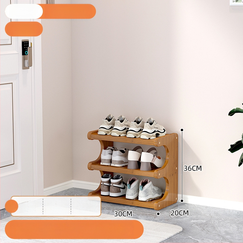 Beltéri cipőállvány, többemeletes, különleges formájú, bejárati tárolásra, modell UXXJ, anyag Nanzhu + sűrű lemez, stílus könnyű luxus, nagy kapacitás