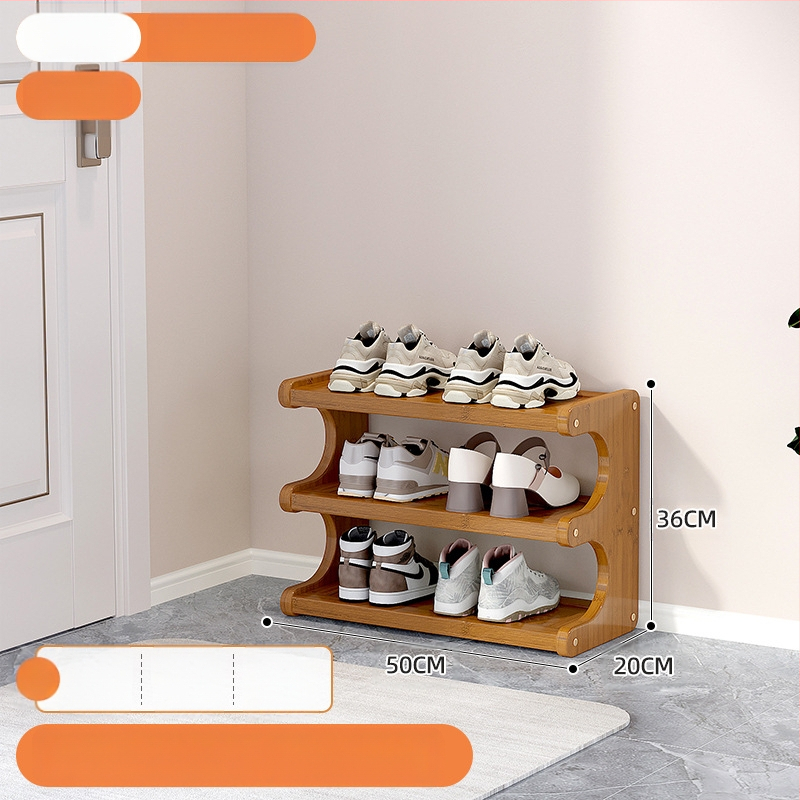 Beltéri cipőállvány, többemeletes, különleges formájú, bejárati tárolásra, modell UXXJ, anyag Nanzhu + sűrű lemez, stílus könnyű luxus, nagy kapacitás