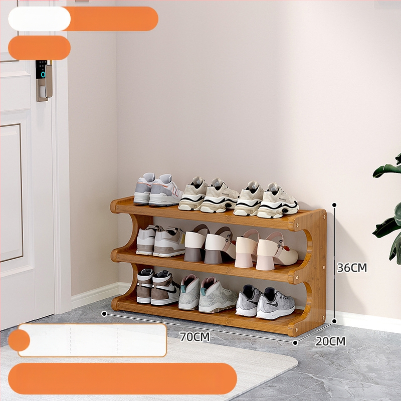 Beltéri cipőállvány, többemeletes, különleges formájú, bejárati tárolásra, modell UXXJ, anyag Nanzhu + sűrű lemez, stílus könnyű luxus, nagy kapacitás