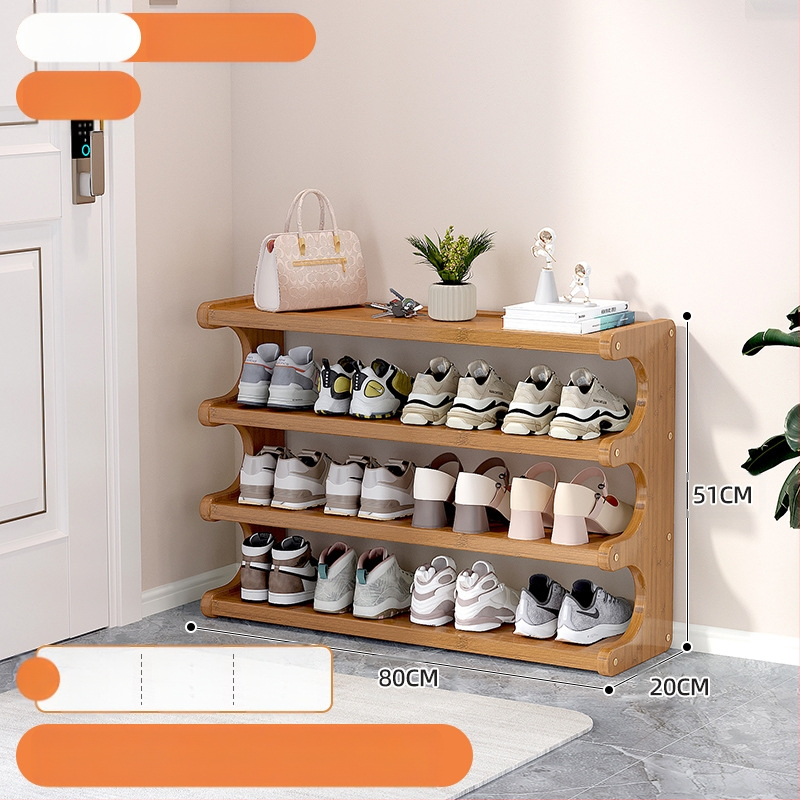 Beltéri cipőállvány, többemeletes, különleges formájú, bejárati tárolásra, modell UXXJ, anyag Nanzhu + sűrű lemez, stílus könnyű luxus, nagy kapacitás