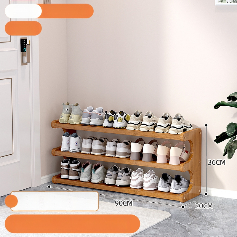 Beltéri cipőállvány, többemeletes, különleges formájú, bejárati tárolásra, modell UXXJ, anyag Nanzhu + sűrű lemez, stílus könnyű luxus, nagy kapacitás