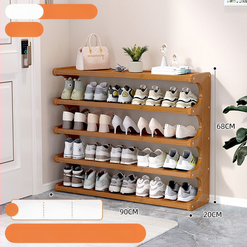 Beltéri cipőállvány, többemeletes, különleges formájú, bejárati tárolásra, modell UXXJ, anyag Nanzhu + sűrű lemez, stílus könnyű luxus, nagy kapacitás