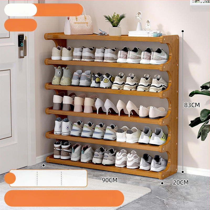 Beltéri cipőállvány, többemeletes, különleges formájú, bejárati tárolásra, modell UXXJ, anyag Nanzhu + sűrű lemez, stílus könnyű luxus, nagy kapacitás