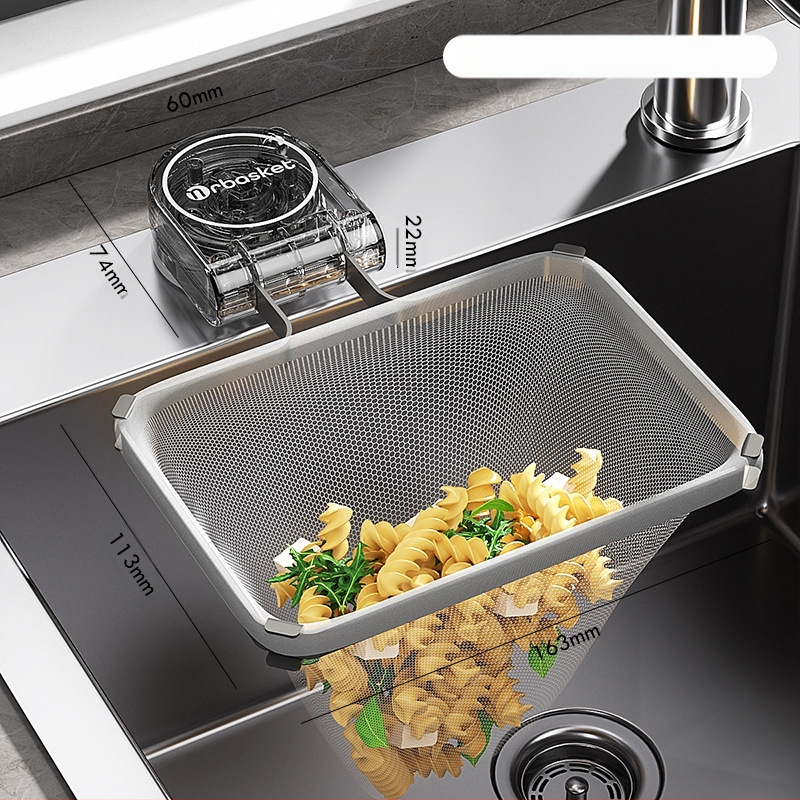 Filtru pentru chiuveta de bucătărie cu ventuză (Material plastic; Logo gravat cu laser; Stil simplu; Ambalaj: cutie cadou; Calitate de primă clasă)