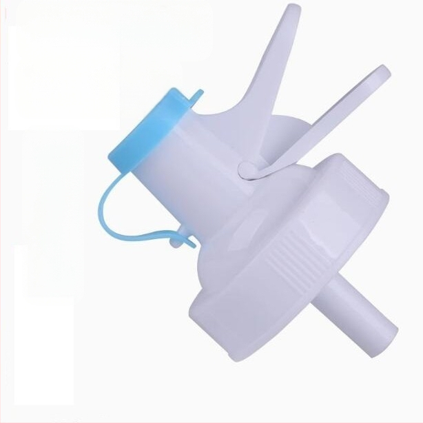 Naju čiaupas vandens buteliams su dulkių kamšteliu, maisto kokybės plastikas, šiuolaikiškas minimalistinis dizainas