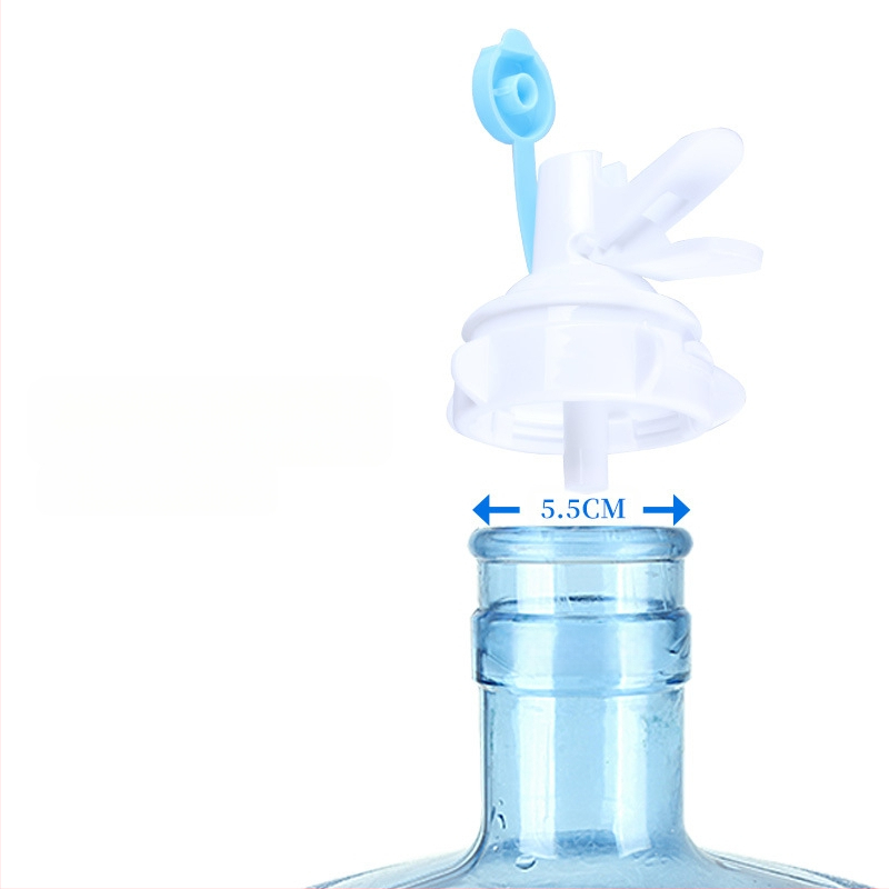 Naju čiaupas vandens buteliams su dulkių kamšteliu, maisto kokybės plastikas, šiuolaikiškas minimalistinis dizainas