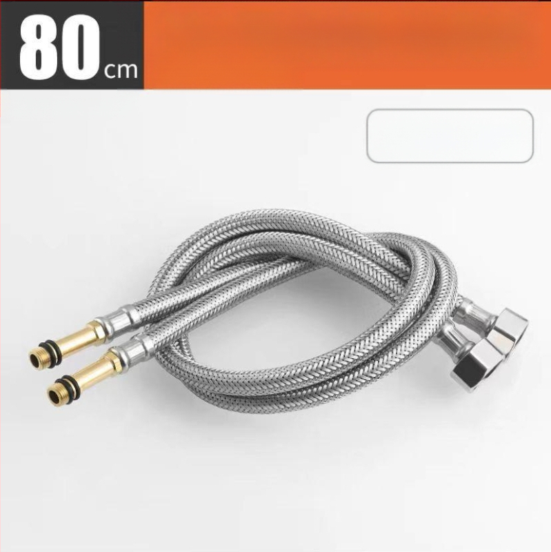 Kuchynský stenový miešací kohút na drezu, nerezová oceľ, brúsený povrch, keramické jadro ventilu, Skoni model 01