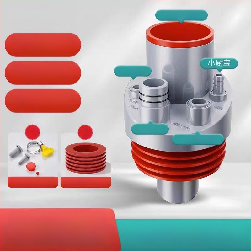 Φίλτρο αποσμητικής διήθησης με πέντε κατευθύνσεις για κουζίνα — Τύπος Α, ABS, Anyi, μοντέρνο μινιμαλιστικό σχέδιο