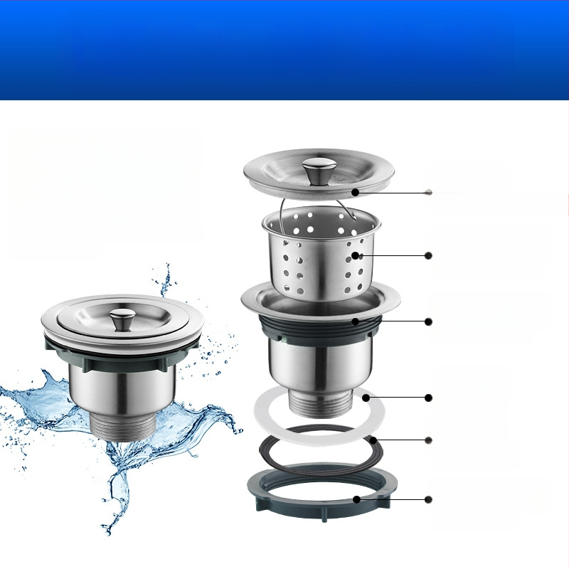 Αποχέτευση νεροχύτη μονής δεξαμενής με επέκταση σωλήνα και αντιμυρωτικός σωλήνας (Μονή νεροχύτης; Επέκταση σωλήνα; Αντιμυρωτικός σωλήνας)
