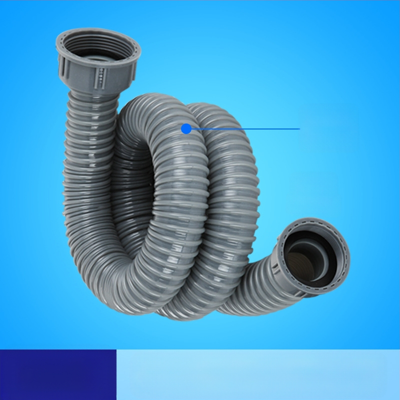 Αποχέτευση νεροχύτη μονής δεξαμενής με επέκταση σωλήνα και αντιμυρωτικός σωλήνας (Μονή νεροχύτης; Επέκταση σωλήνα; Αντιμυρωτικός σωλήνας)