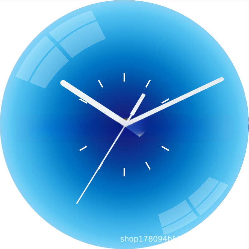 Ceas de perete cu mișcare sweep pe secundă | Star Time model 03, alimentat cu baterie