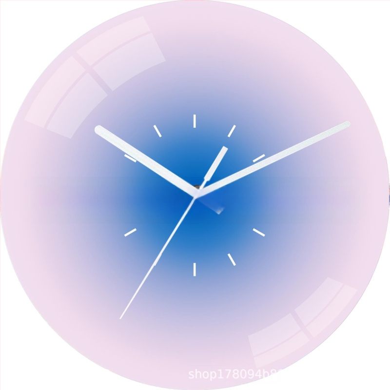 Ceas de perete cu mișcare sweep pe secundă | Star Time model 03, alimentat cu baterie