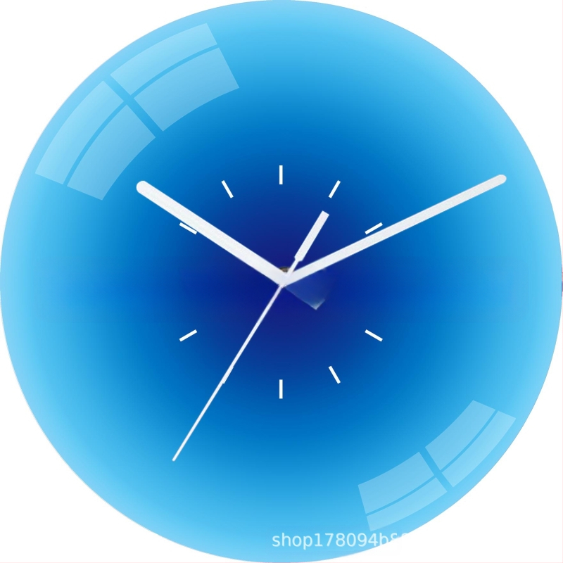 Ceas de perete cu mișcare sweep pe secundă | Star Time model 03, alimentat cu baterie