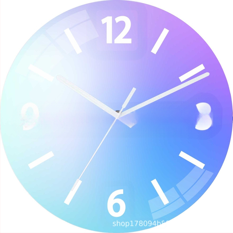 Ceas de perete cu mișcare sweep pe secundă | Star Time model 03, alimentat cu baterie