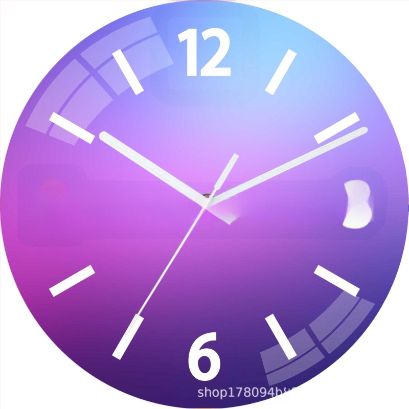 Ceas de perete cu mișcare sweep pe secundă | Star Time model 03, alimentat cu baterie